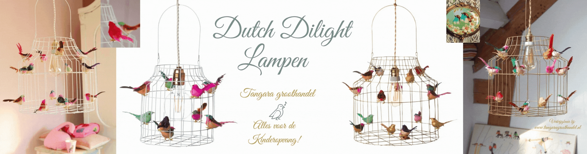 Dutch Dilight vogeltjes lampen 