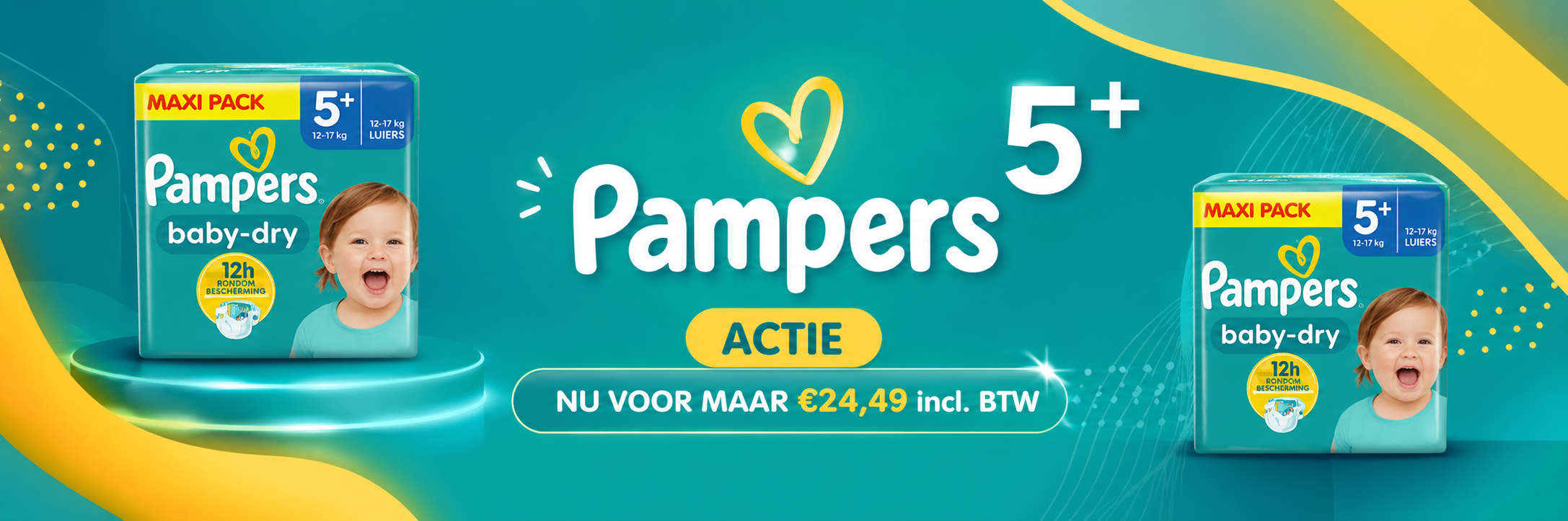 Pamper maat 5+ ACTIE