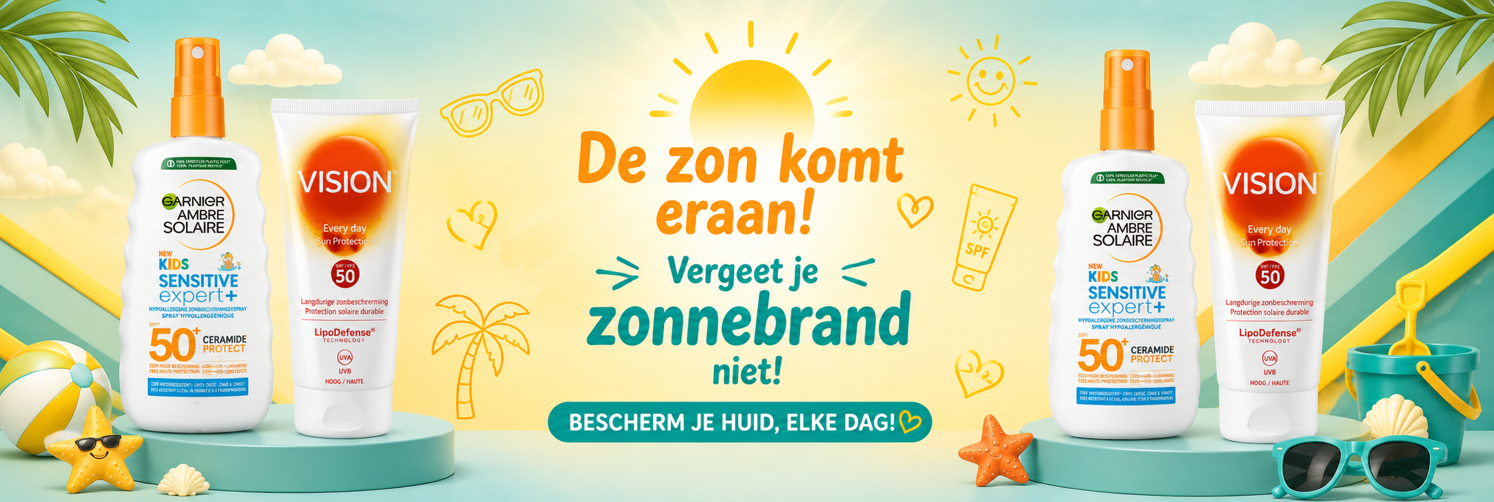 Zonnenbrand creme