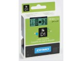 Tape Dymo 45809 19mm zwart/groen