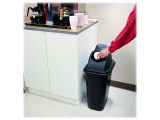Deksel tbv Rubbermaid Afvalbak 39l zw
