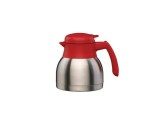 Isoleerkan DE Cafitesse 0,9L RVS rood