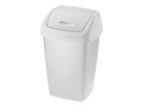 Afvalbak Swing-fix 50L h67cm wit