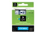 Tape Dymo 45011 12mm blauw/transparant