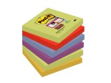 Notitieblok Super Sticky 76x76 ass/pk6