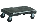 Rubbermaid Mobile trolley Triple zwart