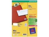 Etiket Avery L 38x21 fluor geel/doos6500