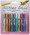 Glitter lijmstiften 10 kleuren assorti