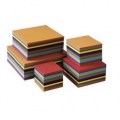 Vouwbladen 70 gr. 10 kleuren assorti 500 vel 8 x 8 cm