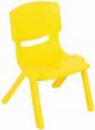 Posture max stoel kunststof zithoogte 30 cm geel
