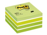 Notitieblok PostIt 76x76mm pastelgr/450v