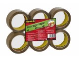 Verpakkingstape Scotch 50mmx66m bruin/p6