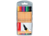 Fineliner Stabilo 10 kleuren assorti