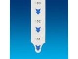 Nummeretiketrol 2000 nrs. blauw ds/20