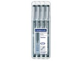 Fineliner Staedtler 308 pigm. ass/set 4