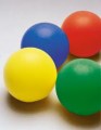 Schuim mousse ballen 21 cm 4 kleuren assorti
