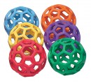 Rubber flex ballen 10 cm set a 6 stuks