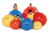 Gym bal 45 cm geel