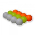 Tafelvoetballen 12 stuks in 3 kleuren