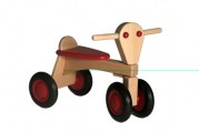 Loopfiets, rood